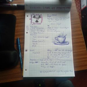 Wasteland Tearooms - Notes - LDJAM41 Post-Apocalyptic Turn Based Strategy Text Adventure Tea Room Management Sim